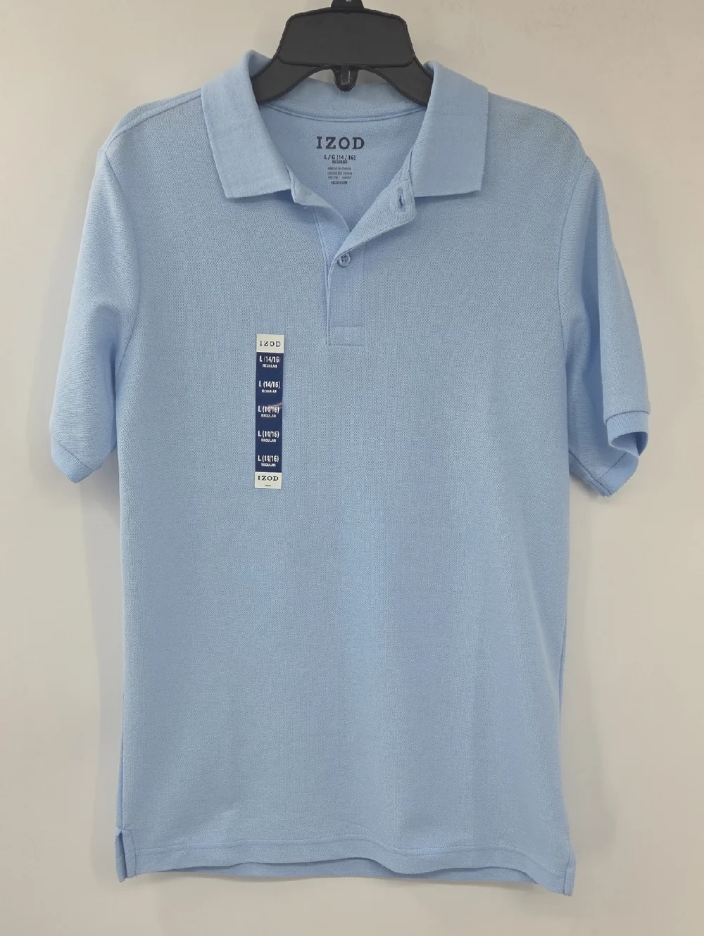 Boys IZOD Light Blue Classic Cotton Polo